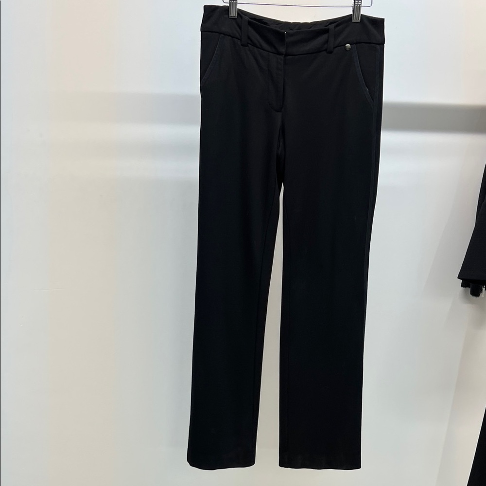 Trina Turk Classic Black Straight Leg Pants